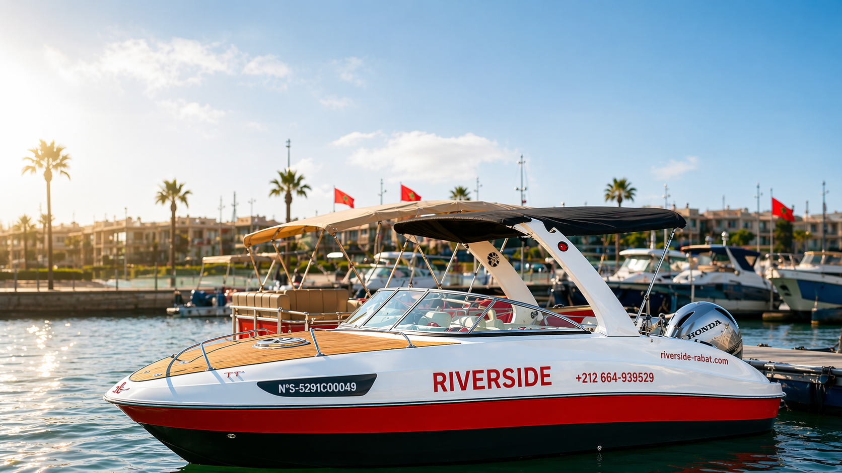 Riverside boat